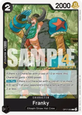 Franky (OP17P OP17-090) Promos: The World's Strongest Warriors