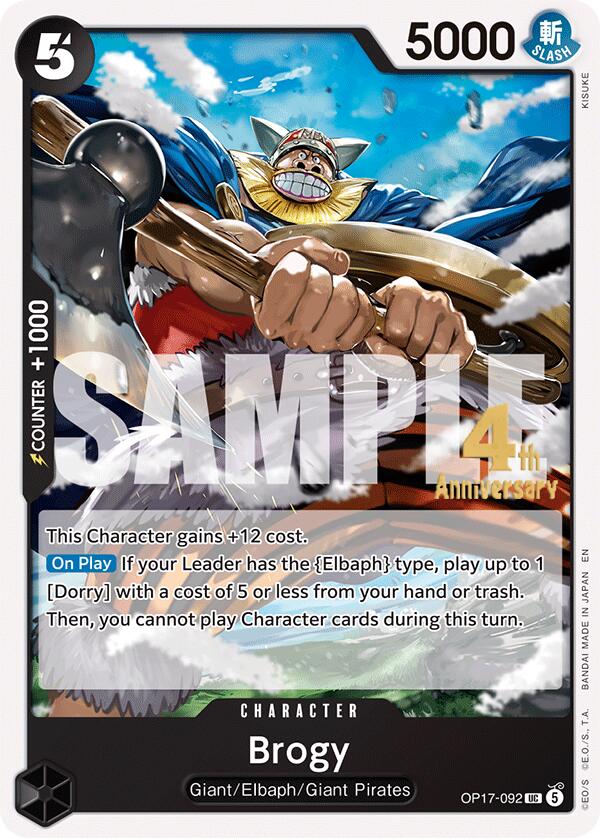 Brogy OP17-092 One Piece card