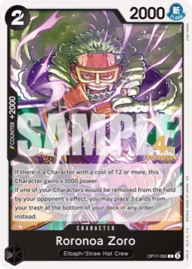 Roronoa Zoro (OP17P OP17-095) Promos: The World's Strongest Warriors