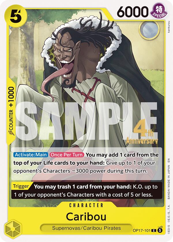 Caribou OP17-101 One Piece card