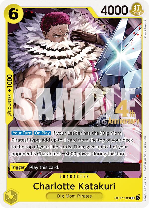 Charlotte Katakuri OP17-103 One Piece card