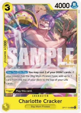 Charlotte Cracker (OP17P OP17-104) Promos: The World's Strongest Warriors