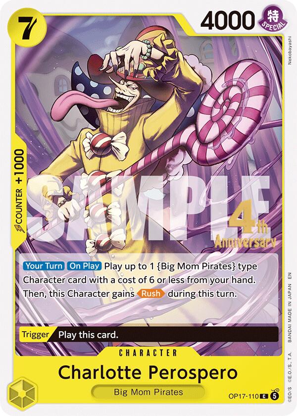 Charlotte Perospero OP17-110 One Piece card