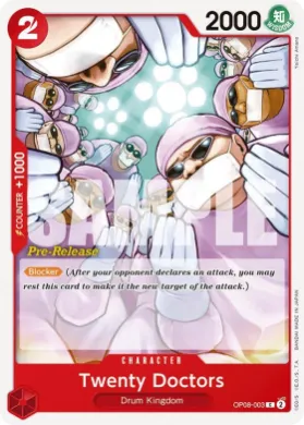 Twenty Doctors (OP08P OP08-003) Promos: Two Legends