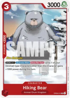 Hiking Bear (OP08P OP08-010) Promos: Two Legends