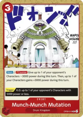 Munch-Munch Mutation (OP08P OP08-019) Promos: Two Legends