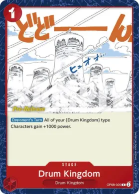 Drum Kingdom (OP08P OP08-020) Promos: Two Legends