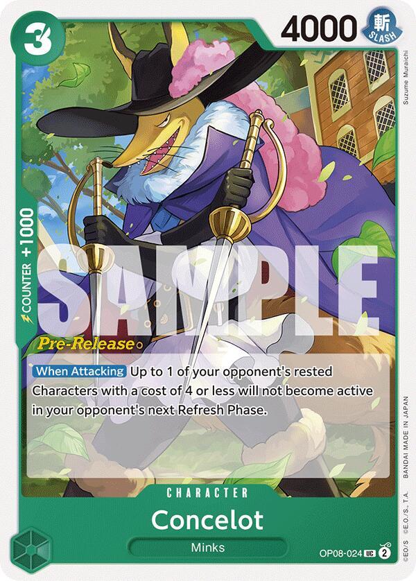 Concelot OP08-024 One Piece card