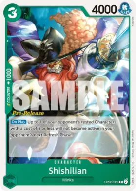 Shishilian (OP08P OP08-025) Promos: Two Legends