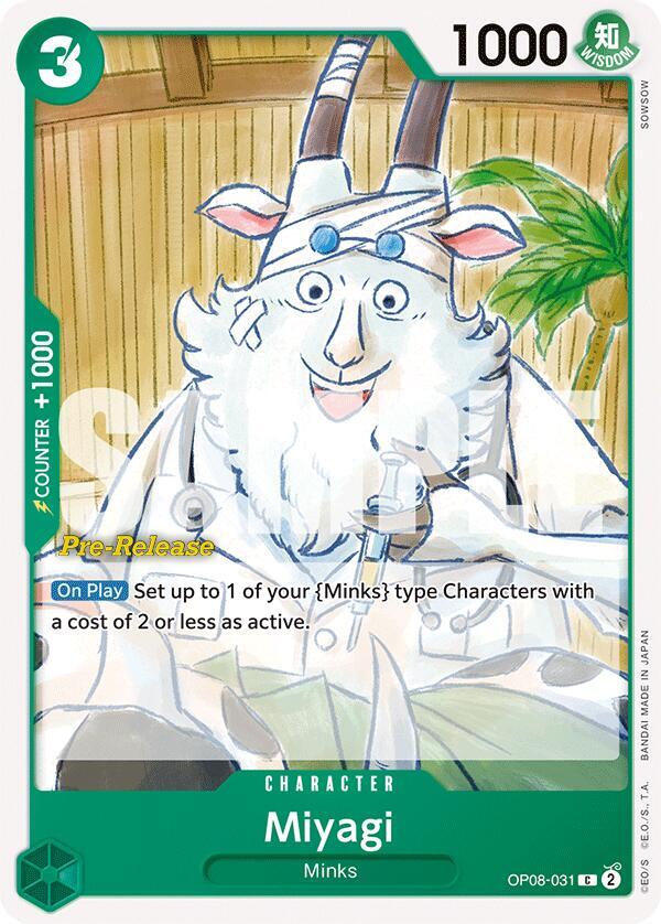 Miyagi OP08-031 One Piece card