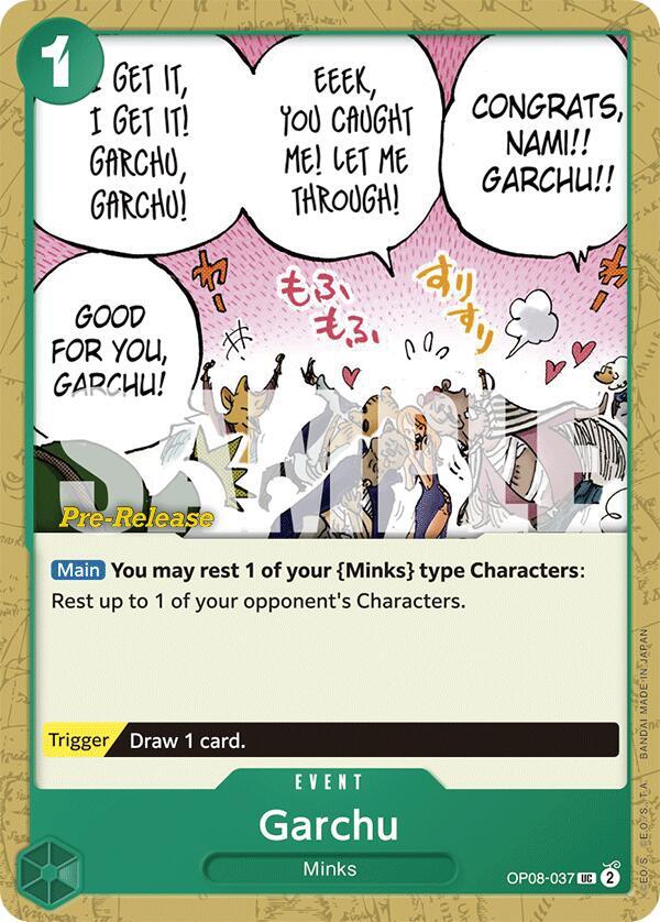 Garchu OP08-037 One Piece card