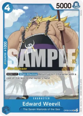 Edward Weevil (OP08P OP08-042) Promos: Two Legends