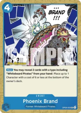 Phoenix Brand (OP08P OP08-055) Promos: Two Legends