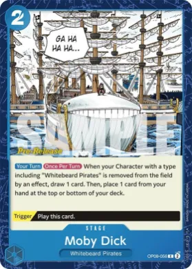Moby Dick (OP08P OP08-056) Promos: Two Legends