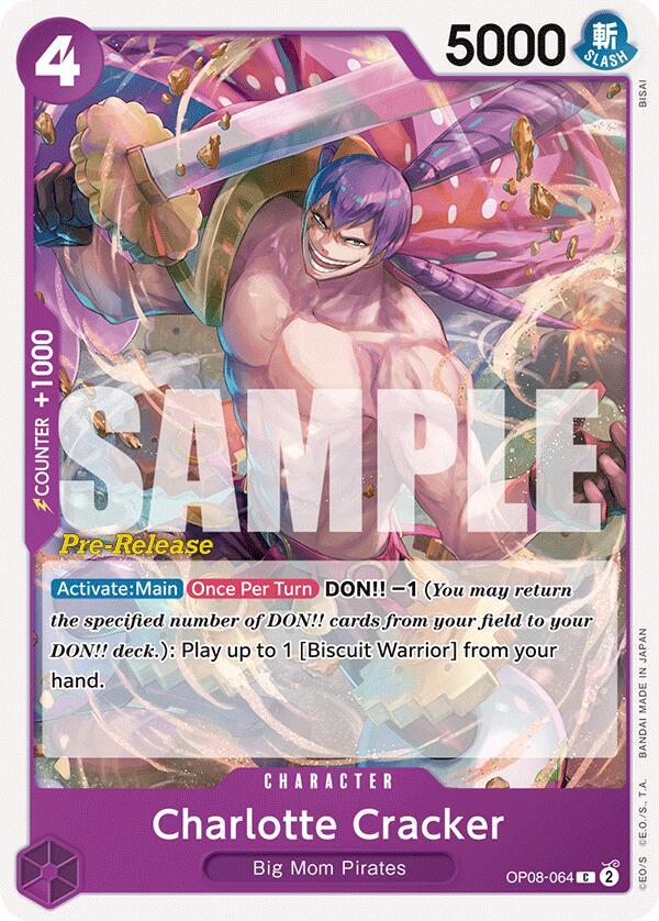 Charlotte Cracker OP08-064 One Piece card
