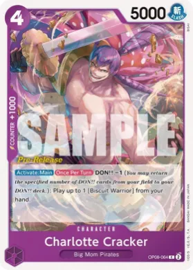 Charlotte Cracker (OP08P OP08-064) Promos: Two Legends