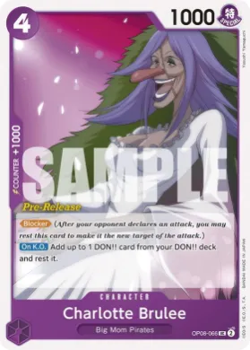 Charlotte Brulee (OP08P OP08-066) Promos: Two Legends