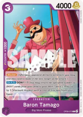 Baron Tamago (OP08P OP08-070) Promos: Two Legends