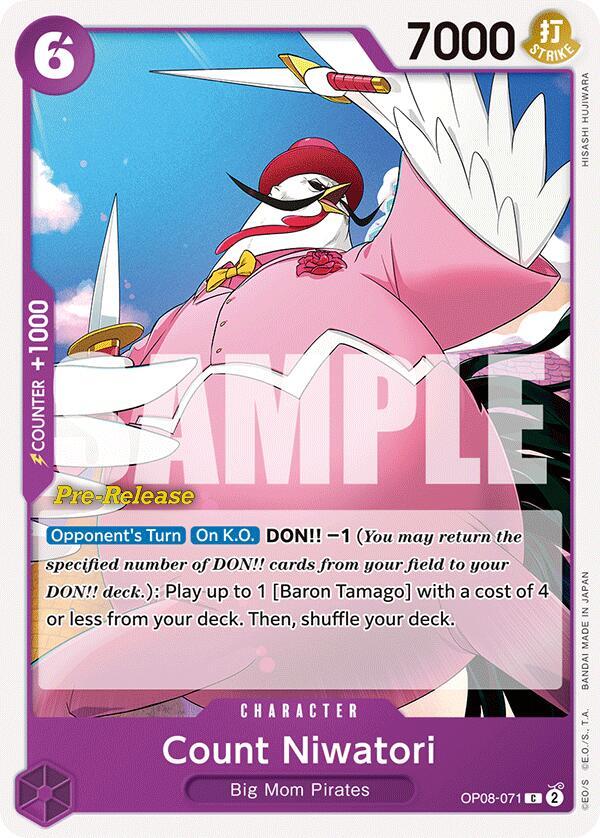 Count Niwatori OP08-071 One Piece card