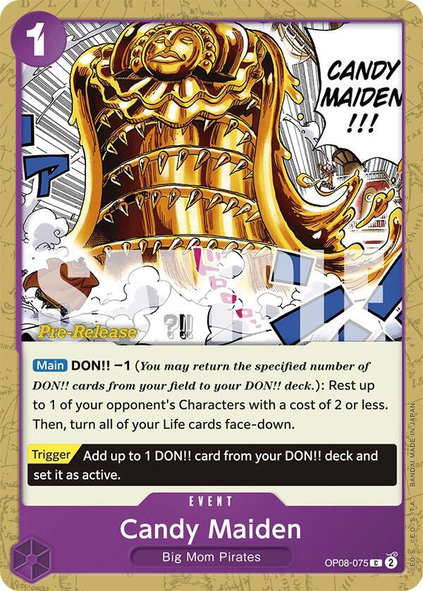 Candy Maiden OP08-075 One Piece card