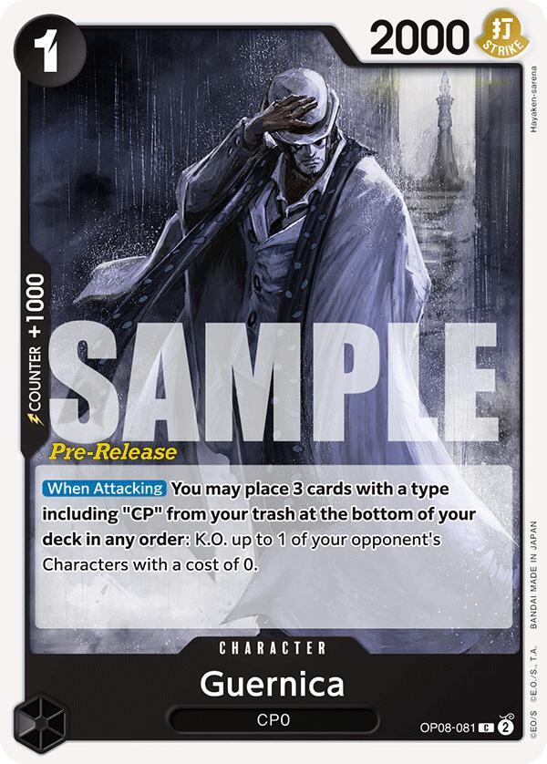 Guernica OP08-081 One Piece card