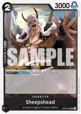 Sheepshead (OP08P OP08-083) Promos: Two Legends
