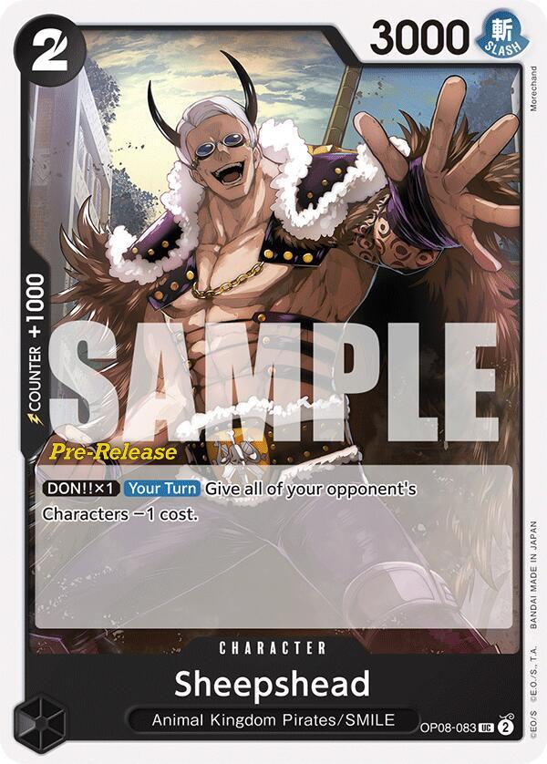 Sheepshead OP08-083 One Piece card