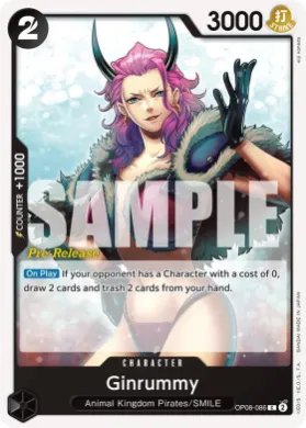 Ginrummy (OP08P OP08-086) Promos: Two Legends