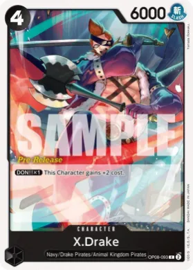 X.Drake (OP08P OP08-093) Promos: Two Legends