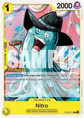 Nitro (OP08P OP08-107) Promos: Two Legends