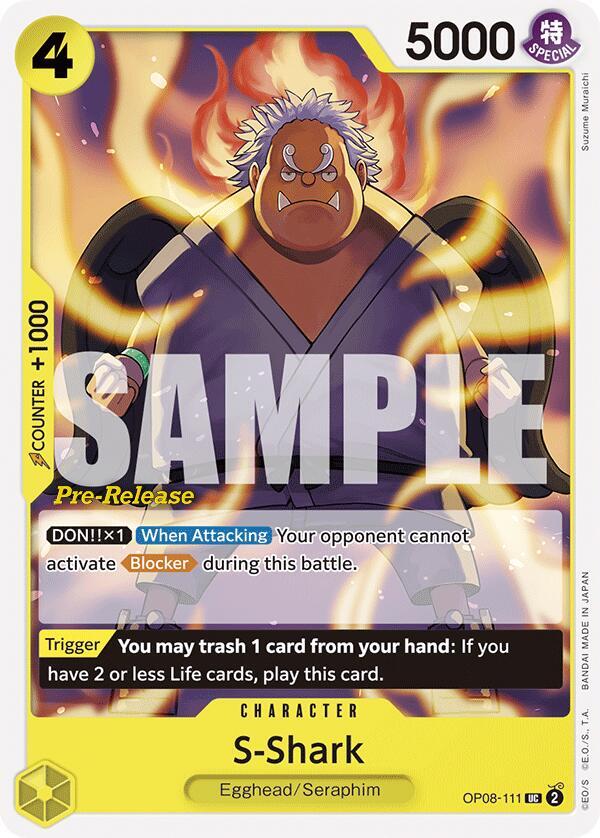 S-Shark OP08-111 One Piece card