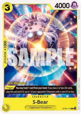 S-Bear (OP08P OP08-113) Promos: Two Legends