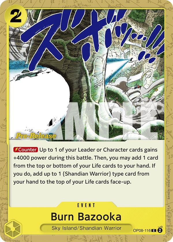Burn Bazooka OP08-116 One Piece card