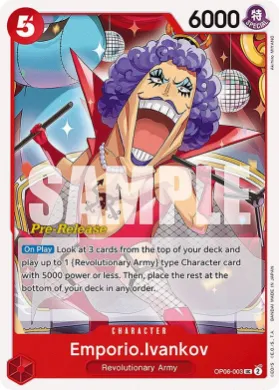Emporio.Ivankov (OP06P OP06-003) Promos: Wings of the Captain