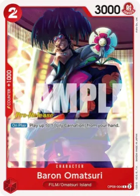 Baron Omatsuri (OP06P OP06-004) Promos: Wings of the Captain