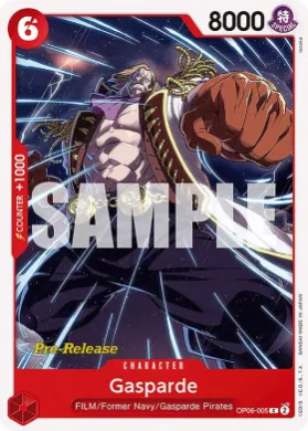 Gasparde (OP06P OP06-005) Promos: Wings of the Captain
