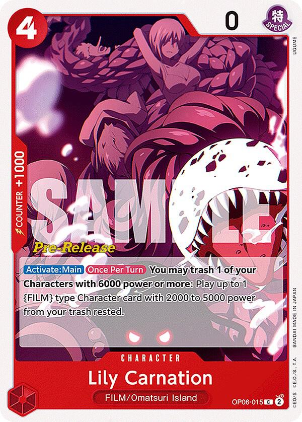 Lily Carnation OP06-015 One Piece card