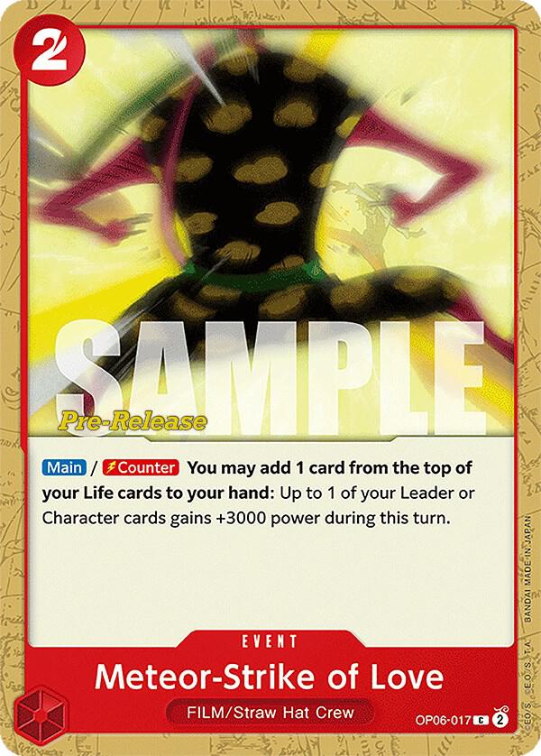 Meteor-Strike of Love OP06-017 One Piece card
