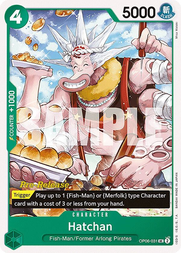 Hatchan OP06-031 One Piece card