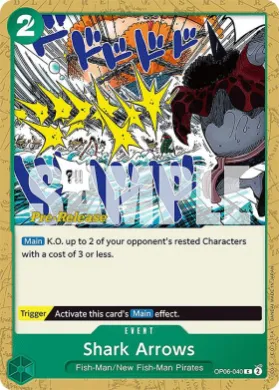 Shark Arrows (OP06P OP06-040) Promos: Wings of the Captain