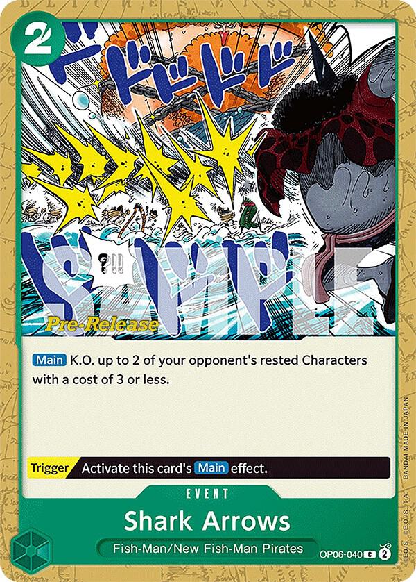 Shark Arrows OP06-040 One Piece card