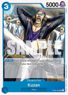 Kuzan (OP06P OP06-045) Promos: Wings of the Captain
