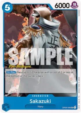 Sakazuki (OP06P OP06-046) Promos: Wings of the Captain