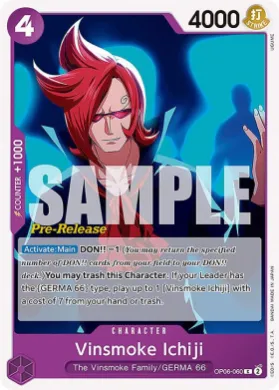 Vinsmoke Ichiji (OP06P OP06-060) Promos: Wings of the Captain