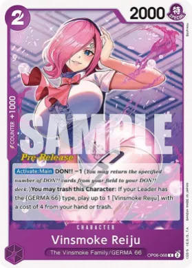 Vinsmoke Reiju (OP06P OP06-068) Promos: Wings of the Captain