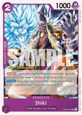 Shiki (OP06P OP06-073) Promos: Wings of the Captain