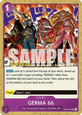 GERMA 66 (OP06P OP06-078) Promos: Wings of the Captain