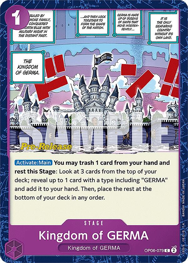 Kingdom of GERMA OP06-079 One Piece card