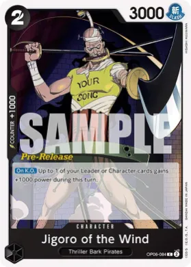 Jigoro of the Wind (OP06P OP06-084) Promos: Wings of the Captain