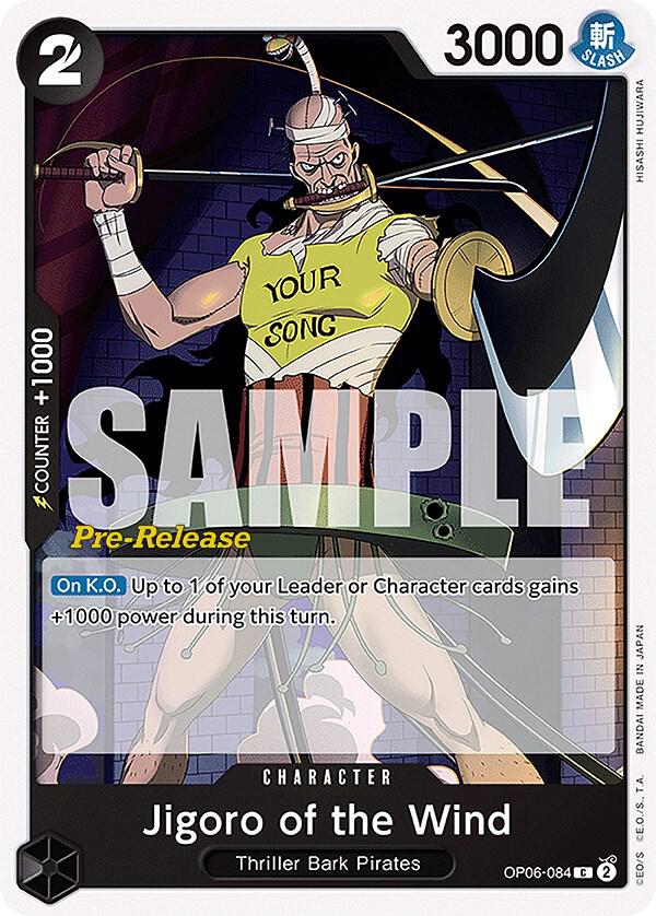 Jigoro of the Wind OP06-084 One Piece card